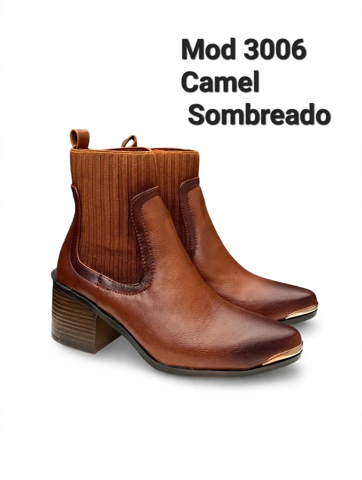 BOTIN 3006 CAMEL SOMBREADO